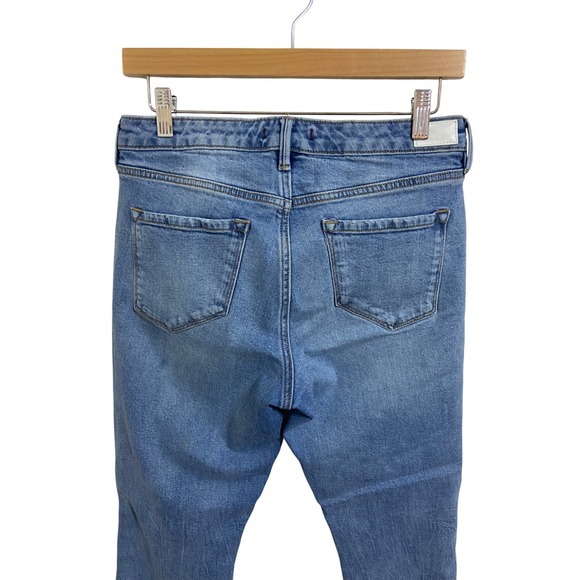 Dear‎ John Jeans Women's Mid Rise Distressed Light Wash Denim Frayed Hem Size 29 - Picture 8 of 9